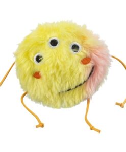 Monster Pluche Met Catnip Oranje / Geel 10 Cm 4 St