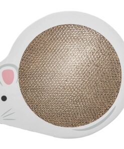 Junior Krabmat Muis Met Catnip Wit 35X29,5X2,5 Cm 2 St