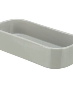 Voerbak / Drinkbak Ovaal Keramiek Assorti 22X10 Cm 600 Ml