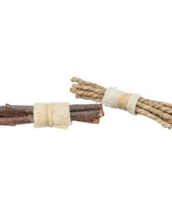 Set Sticks Met Luffa / Schorshout / Zeegras 10X3 Cm