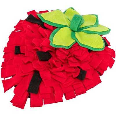 Snuffelmat Aardbei Rood 40X33 Cm