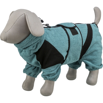 Badjas / Huisoverall Badstof Petrol 30 Cm