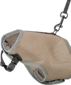 Softtuig Kat Met Riem Taupe 24-42X120 Cm