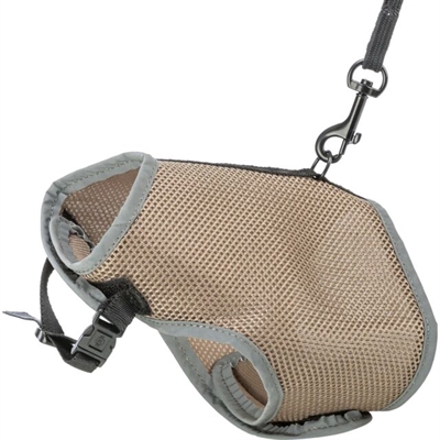 Softtuig Kat Met Riem Taupe 24-42X120 Cm