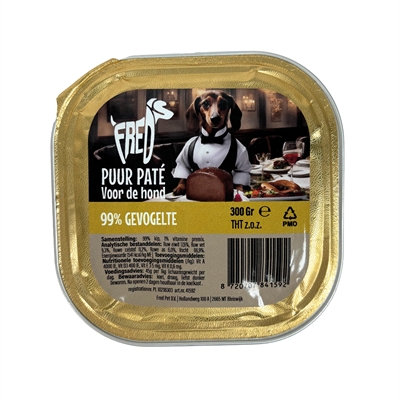 Kuipje Hond Puur Gevogelte 9X300 Gr