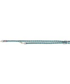 Hondenriem Cavo Verstelbaar Aqua / Grafiet Grijs 200X1,2 Cm