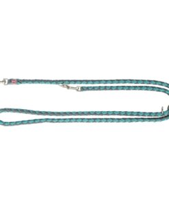 Hondenriem Cavo Verstelbaar Aqua / Grafiet Grijs 200X1,8 Cm