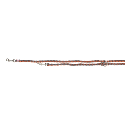 Hondenriem Cavo Verstelbaar Roest / Grafiet Grijs 200X1,2 Cm