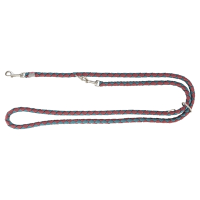 Hondenriem Cavo Verstelbaar Sangria / Petrol 200X1,8 Cm
