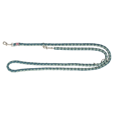 Hondenriem Cavo Verstelbaar Petrol / Salie Groen 200X1,8 Cm