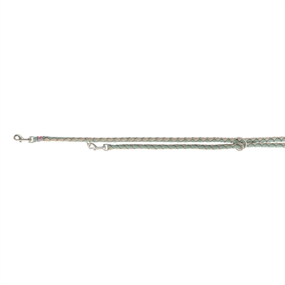 Hondenriem Cavo Verstelbaar Salie Groen / Zand 200X1,2 Cm