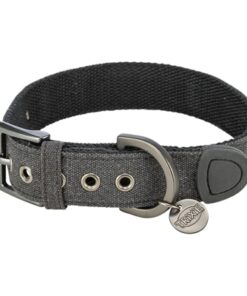 Halsband Hond Citystyle Extra Breed Katoen Zwart 50-57X3,5 Cm