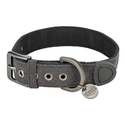 Halsband Hond Citystyle Extra Breed Katoen Zwart 50-57X3,5 Cm