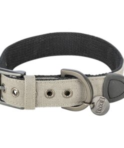 Halsband Hond Citystyle Extra Breed Katoen Lichtgrijs 50-57X3,5 Cm