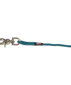 Hondenriem Sleeplijn Rond Zonder Handlus Petrol Blauw 5 Mtr X 0,6 Cm