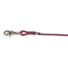 Hondenriem Sleeplijn Rond Zonder Handlus Sangria Rood 5 Mtr X 0,6 Cm