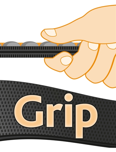 Hondenriem Sleeplijn Met Rubber Anti Slip Sangria Rood S/M 10 Mtr X 1,5 Cm
