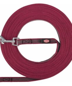Hondenriem Sleeplijn Met Rubber Bekleed Sangria S/M 15 Mtr X 1,5 Cm