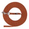 Hondenriem Sleeplijn Extra Licht Roest Bruin Xs/S 10 Mtr X 1 Cm