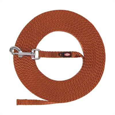 Hondenriem Sleeplijn Extra Licht Roest Xs/S 15 Mtr X 1 Cm