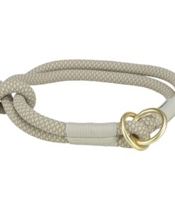 Halsband Hond Soft Rope Halfslip Lichtgrijs 25X0,6 Cm