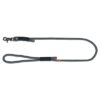 Hondenriem Soft Rope Zwart / Grijs 100X1,3 Cm