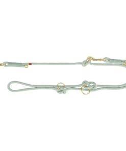 Hondenriem Soft Rope Verstelbaar Salie / Mintgroen 200X1,3 Cm