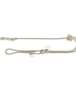 Hondenriem Soft Rope Verstelbaar Grijs / Lichtgrijs 200X1,3 Cm
