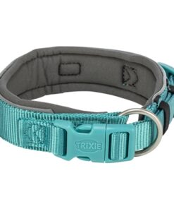 Halsband Hond Premium Extra Breed Aqua / Grafiet Grijs 53-62X5 Cm