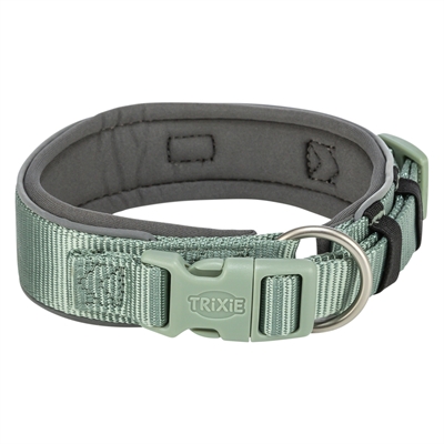 Halsband Hond Premium Extra Breed Salie / Grafiet Grijs 53-62X5 Cm