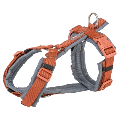 Hondentuig Premium Trekking Roest Bruin / Grafiet Grijs 80-97X2,5 Cm