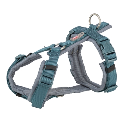 Hondentuig Premium Trekking Petrol Blauw / Grafiet Grijs 80-97X2,5 Cm