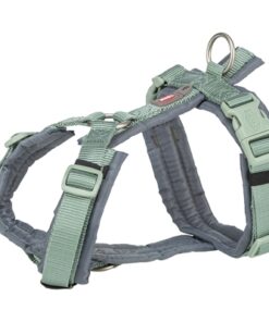 Hondentuig Premium Trekking Salie Groen / Grafiet Grijs 80-97X2,5 Cm