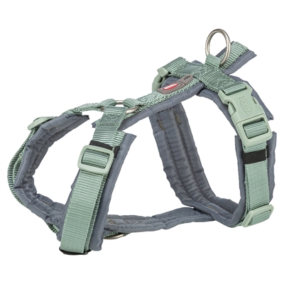 Hondentuig Premium Trekking Salie Groen / Grafiet Grijs 80-97X2,5 Cm
