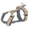 Hondentuig Premium Trekking Zand Taupe / Grafiet Grijs 80-97X2,5 Cm
