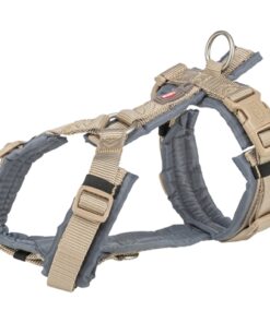 Hondentuig Premium Trekking Zand Taupe / Grafiet Grijs 80-97X2,5 Cm