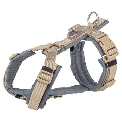 Hondentuig Premium Trekking Zand Taupe / Grafiet Grijs 80-97X2,5 Cm