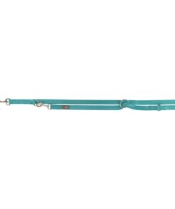 Hondenriem Premium Verstelbaar Aqua Blauw 200X1 Cm
