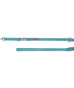 Hondenriem Premium Verstelbaar Aqua Blauw 200X2,5 Cm