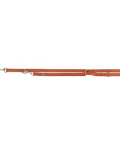 Hondenriem Premium Verstelbaar Roest Bruin 200X1 Cm
