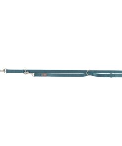 Hondenriem Premium Verstelbaar Petrol Blauw 200X1 Cm