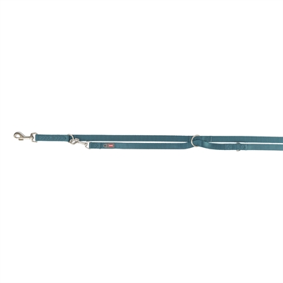 Hondenriem Premium Verstelbaar Petrol Blauw 200X1 Cm