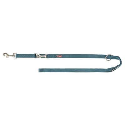 Hondenriem Premium Verstelbaar Petrol Blauw 200X2,5 Cm