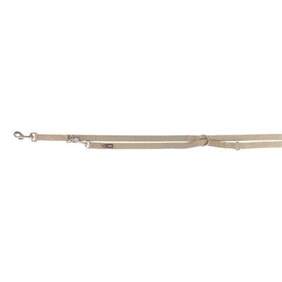 Hondenriem Premium Verstelbaar Zand Taupe 200X1 Cm