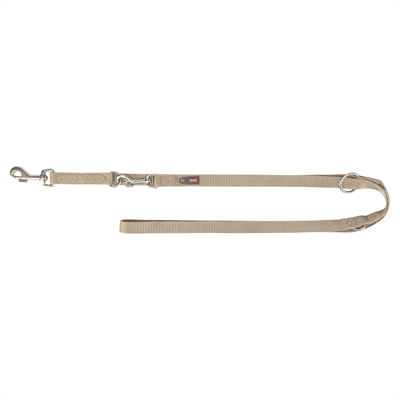 Hondenriem Premium Verstelbaar Zand Taupe 200X2,5 Cm