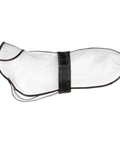Regenjas Tarbes Transparant / Zwarte Stroken 42 Cm