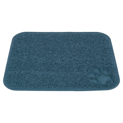 Schoonloopmat Voor Kattenbakken Pvc Blauw 45X37 Cm