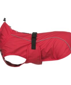 Regenjas Hond Vimy Rood Rug 62 Cm Buik 78-82 Cm