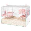 Knaagdierkooi Panas Roze 59X40X39 Cm
