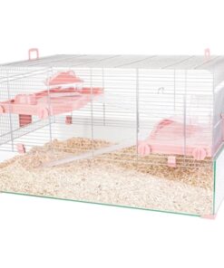 Knaagdierkooi Panas Roze 79X48X45 Cm